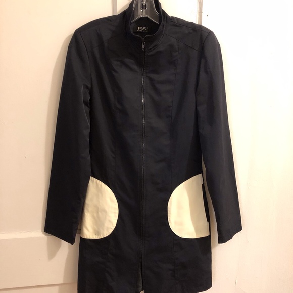 Fred Sun Paris Jackets & Blazers - Fred Sun Paris Vintage Jacket Black and White XS